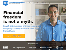 Tablet Screenshot of goodfinancialcents.com